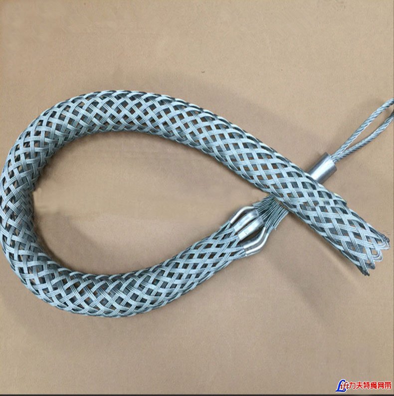 Single-Eye Double-Weave Wire Mesh Pulling Grips