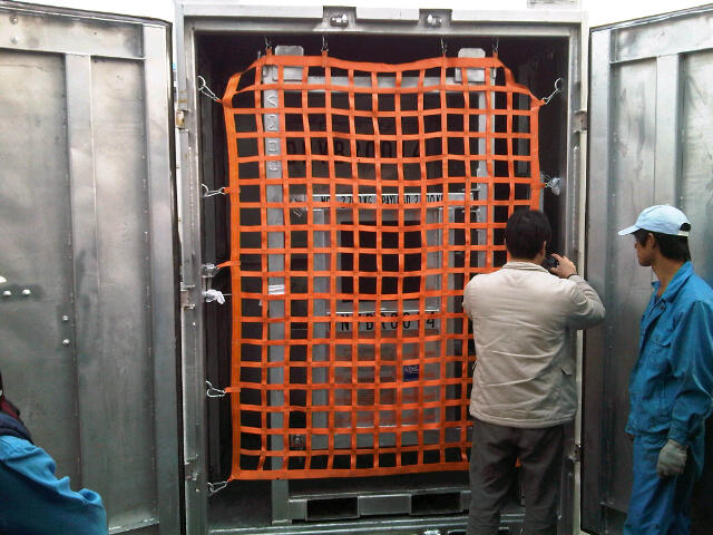 polyester webbing cargo safety net