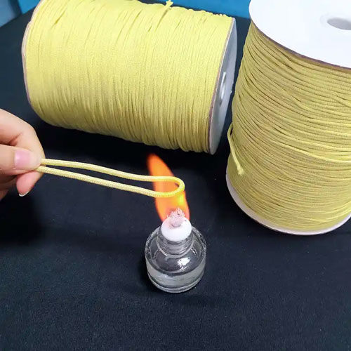 芳纶凯夫拉揽绳消防安全轻型绳耐高温阻燃防火绳编织绳