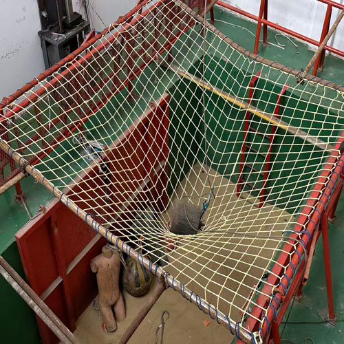 Anti Falling Stone Safety Drone Net for Protecting