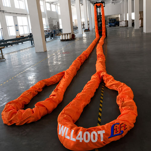 WLL 500T Polyester Round Slings WLL 500T Polyester Round Slings