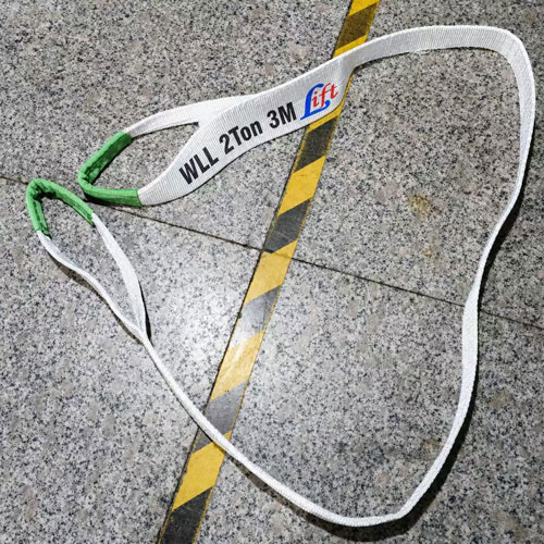 Crane White Lifting Sling Belt Crane White Lifting Sling Belt